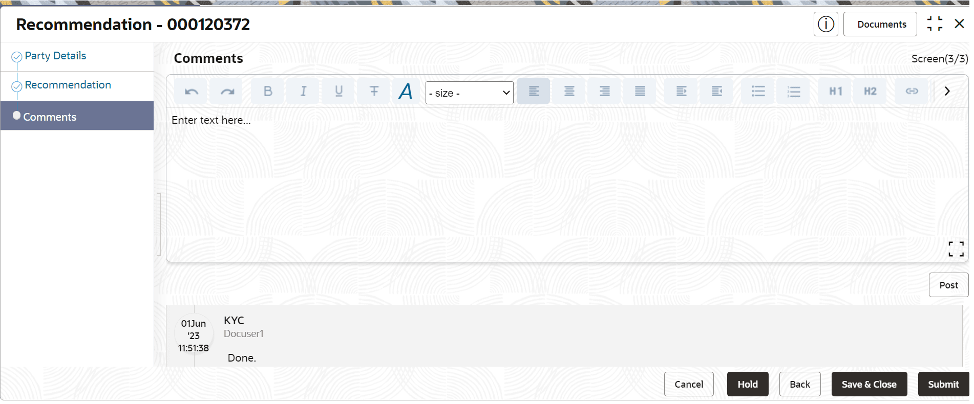 Description of recommendation-comments.png follows