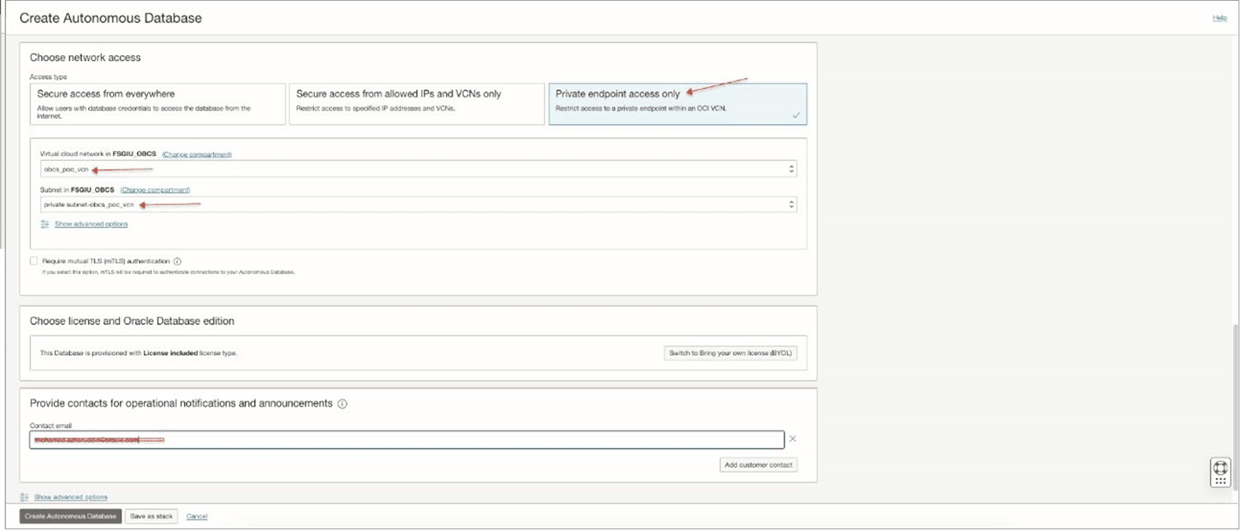 Description of create-autonomous-database-private-endpoint-access-only.png follows