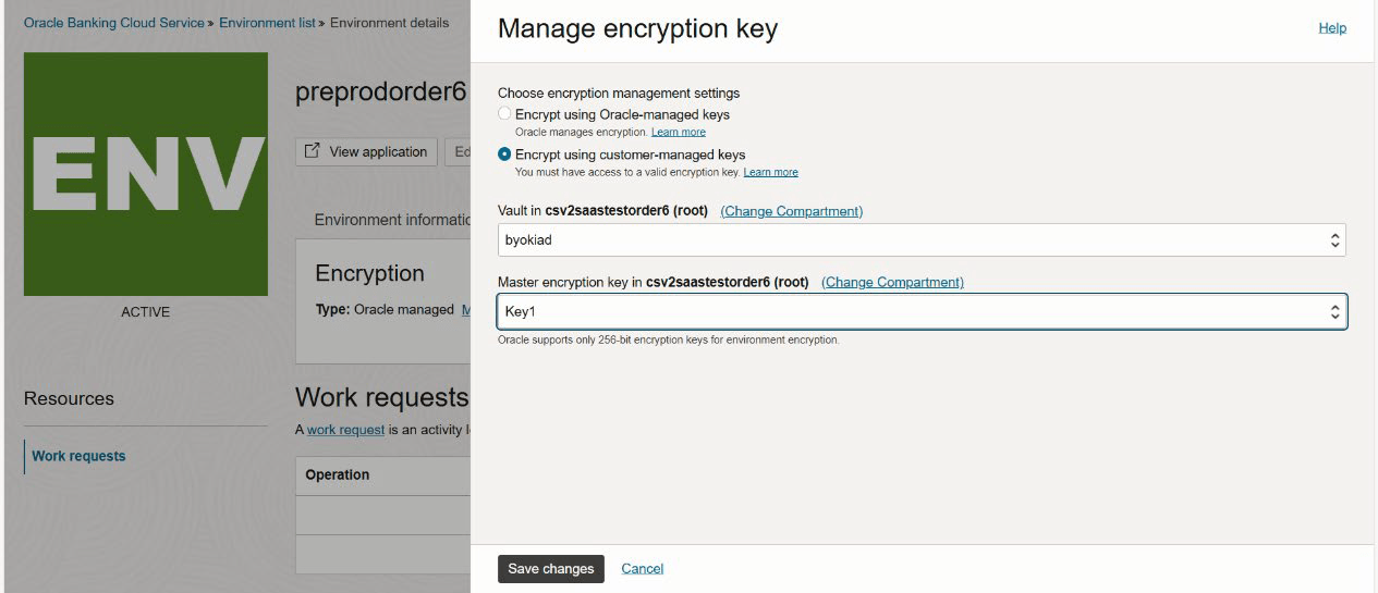 Manage Encryption Key