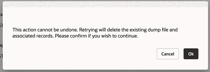 Retry Export option