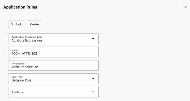 Attribute Builder Window