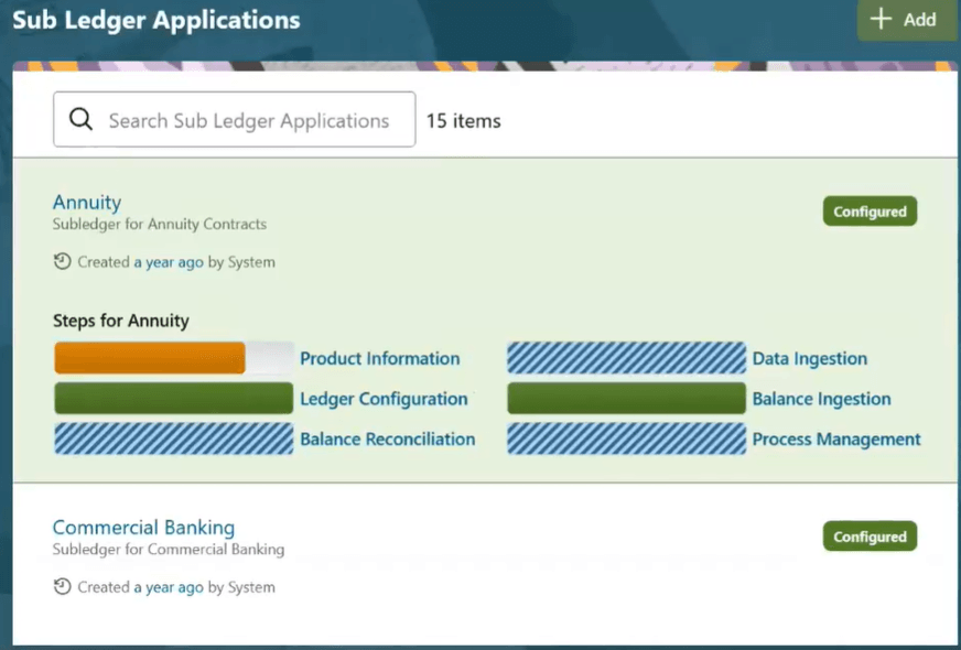 This image displays the Subledger Configuration for Annuity_step 4. This image displays the Subledger Configuration for Annuity_step 4.