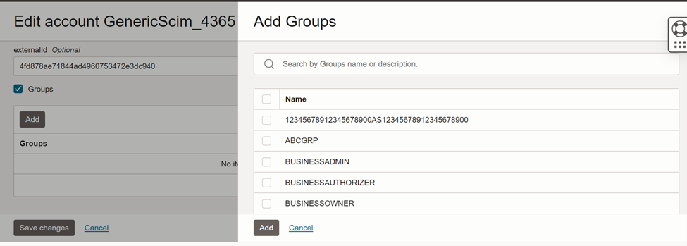 Add Groups