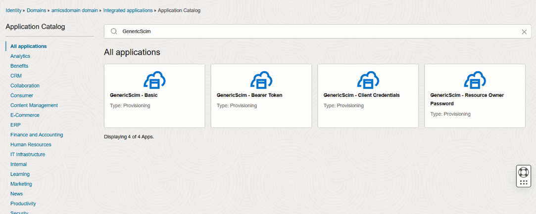 Application Catalog