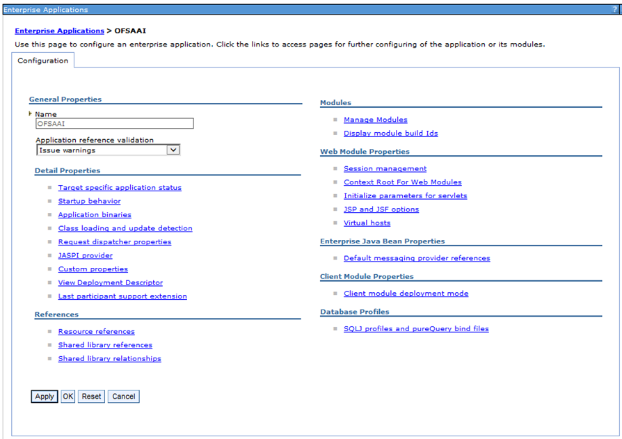 This image displays the Enterprise Applications page.