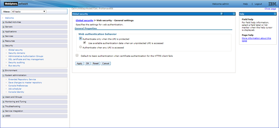 This image displays the WebSphere REST Service Details page.
