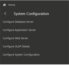 This illustration displays the System Configuration Submenu.