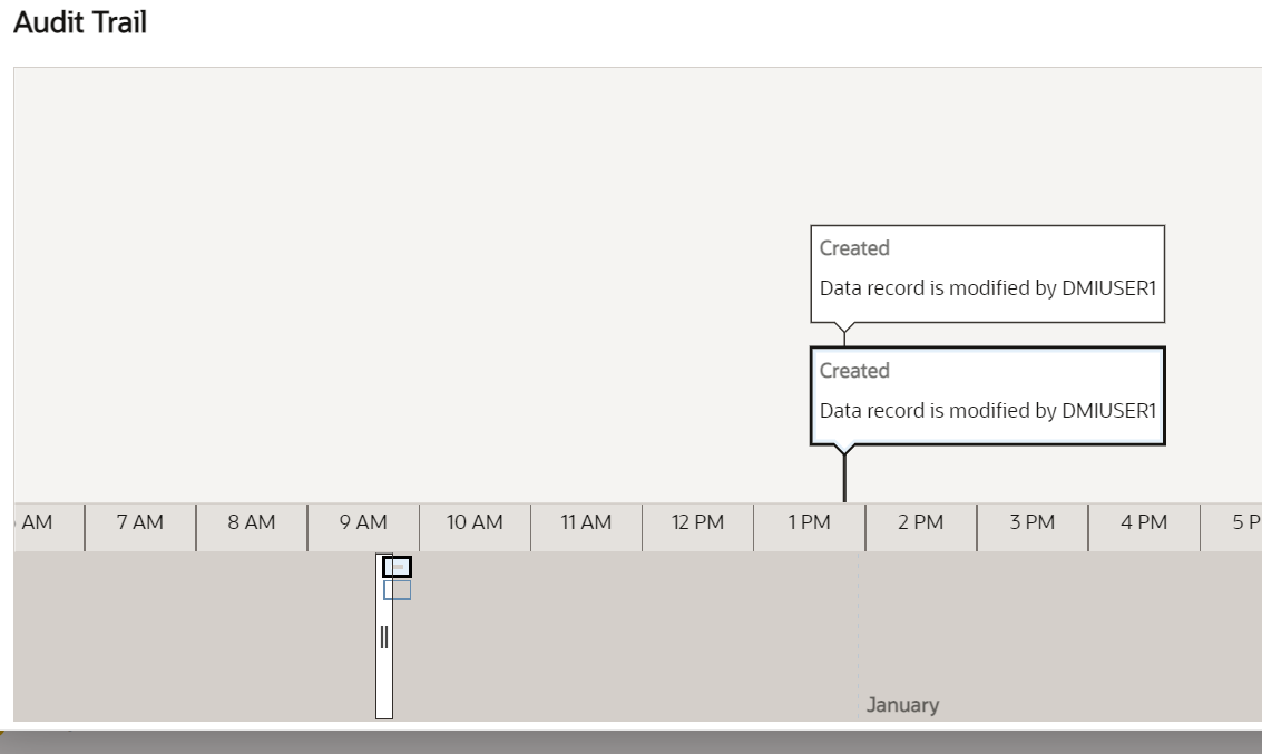 This image displays the Audit History Based on Hours.