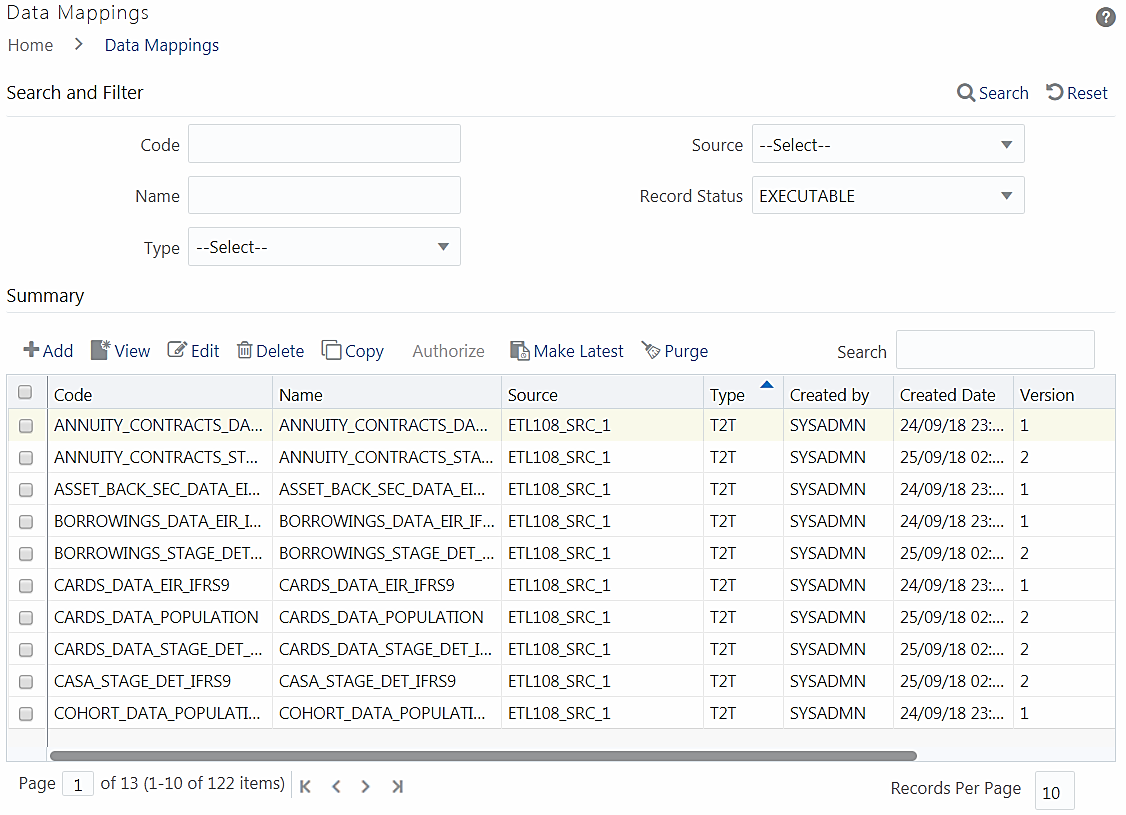 This image displays the Data Mappings window.