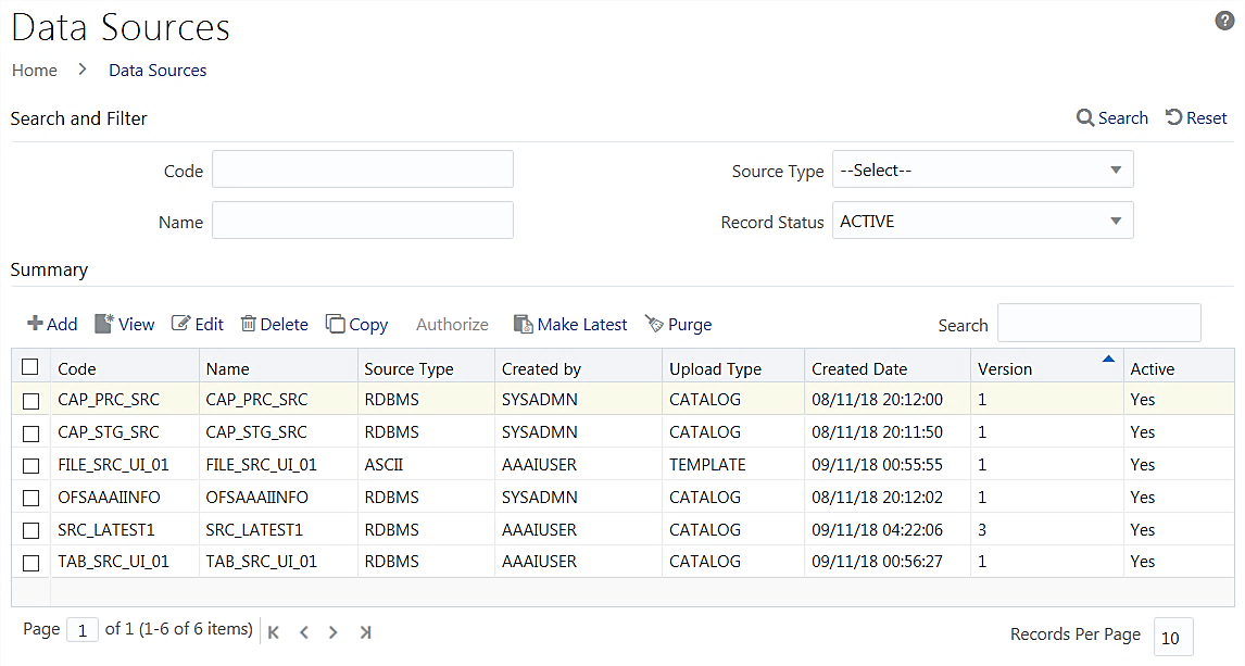 This image displays the Data Sources window.