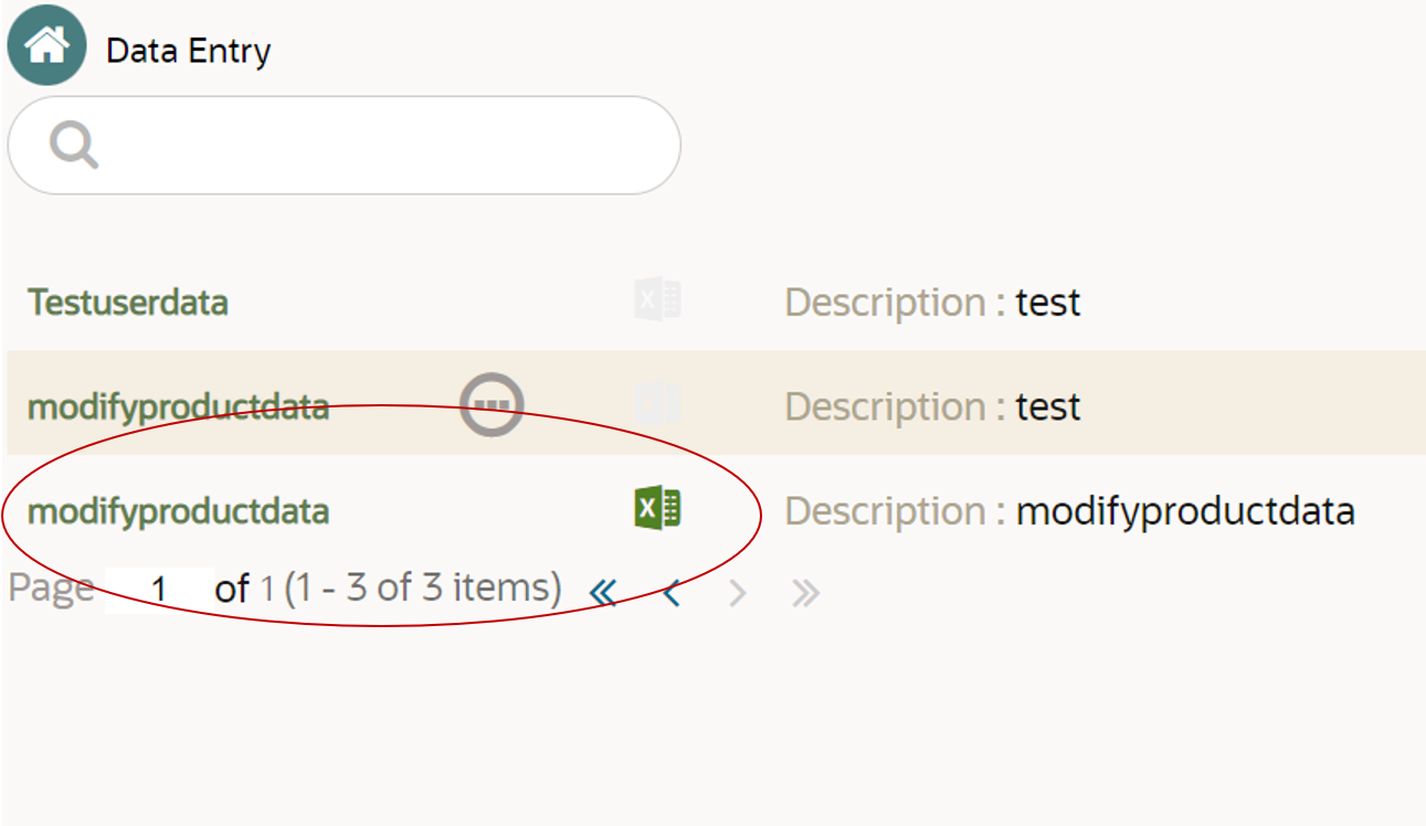 This image displays the Excel Definitions in Data Entry.