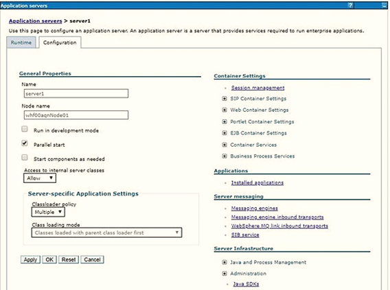 Application Server Java SDKs