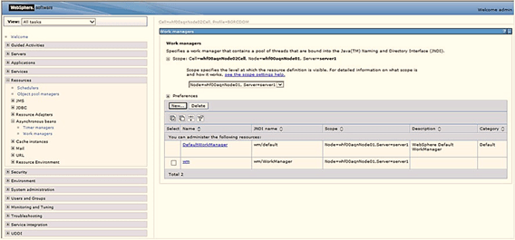 After creating the work manager, you must map it to an OFSAA instance.