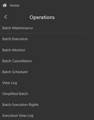This screenshot shows the navigation path to Simplified Batch menu item.