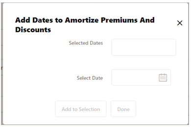 Amortization of Premiums and Discounts