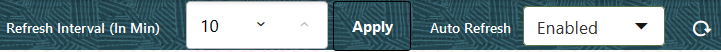 This image displays the Configure Auto Refresh. This image displays the Configure Auto Refresh.