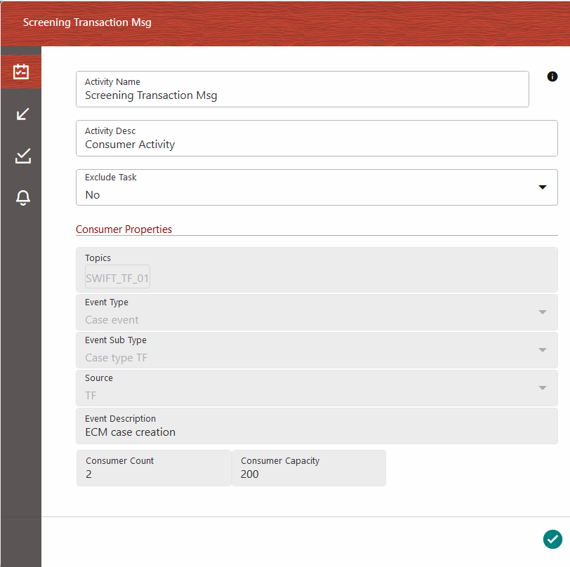 The image displays the The Consumer Activity tab.