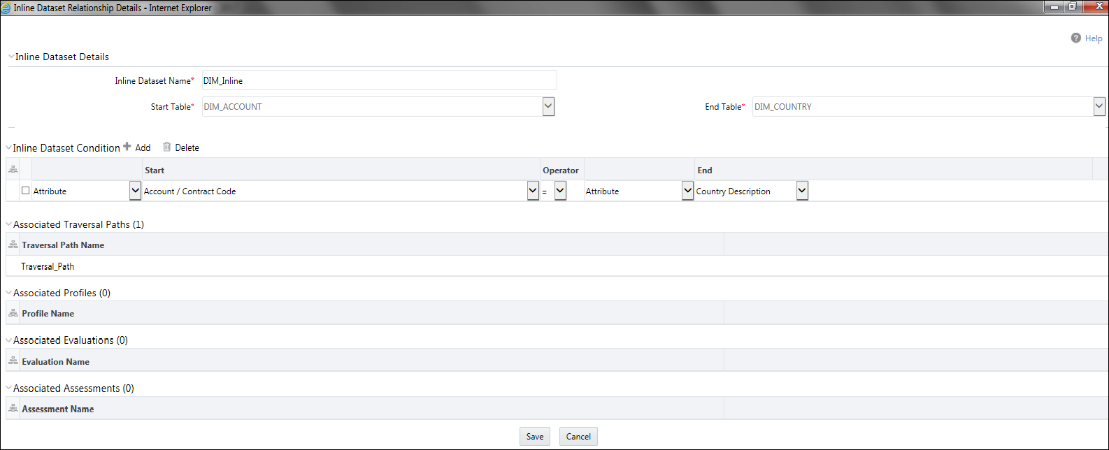 Adding Inline Dataset