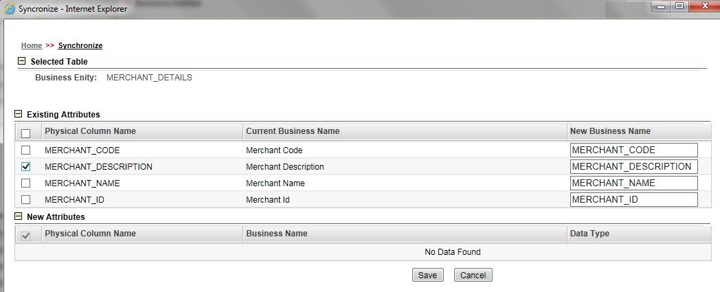 Synchronizing Business Entities