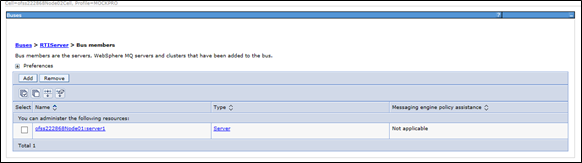 Bus Members created successfully