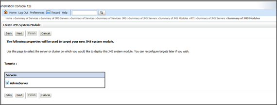 Create JMS System Module