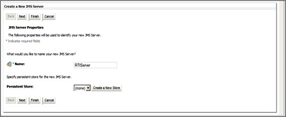 Create a New JMS Server