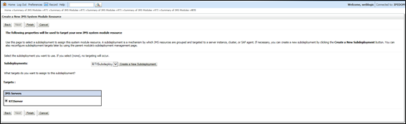 Create a New JMS System Module Resource