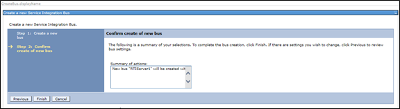 Create a New Service Integration Bus