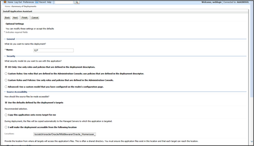 Install Application Assistance