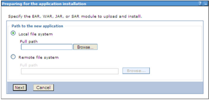 Preparing for the application installation