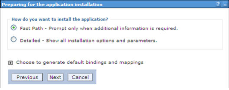 Preparing for the application installation
