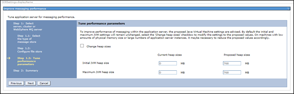 Tune Performance Parameters