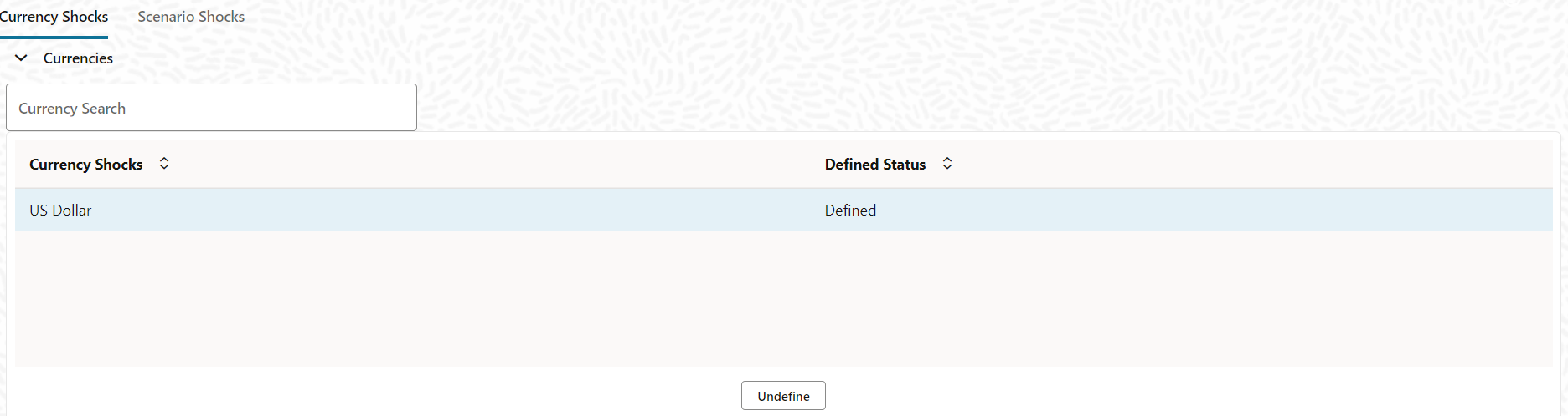 Currency Shocks Currency Shocks