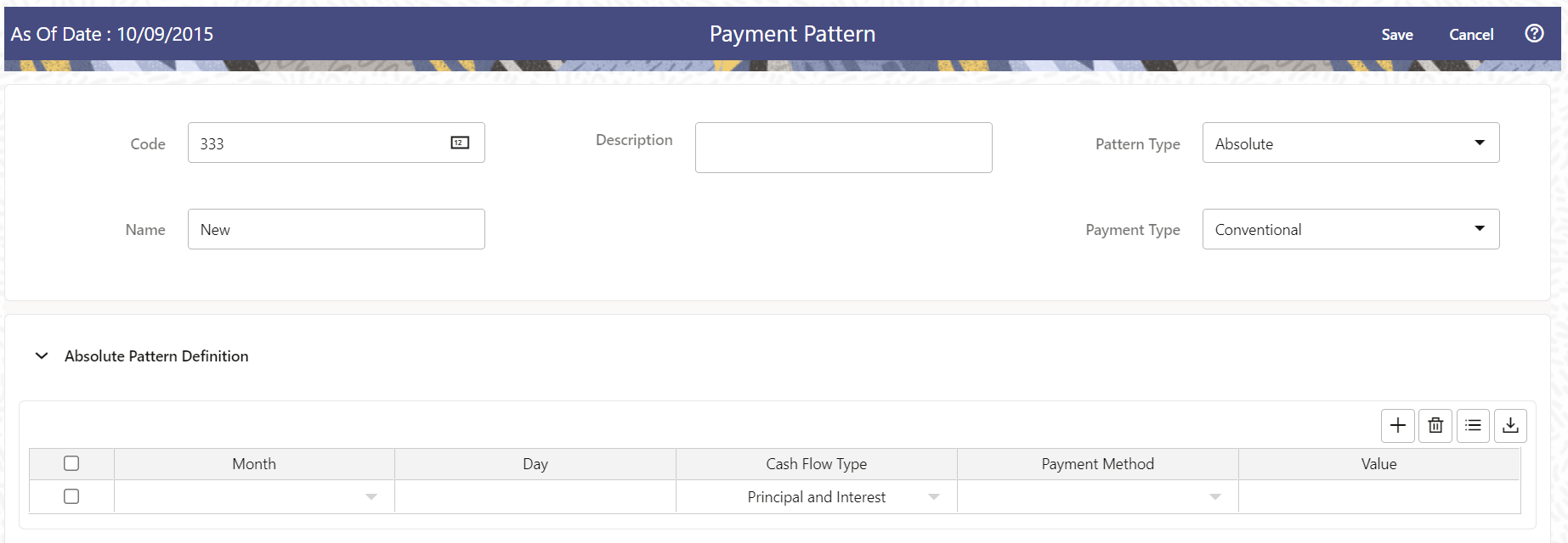 Absolute Payment Patterns