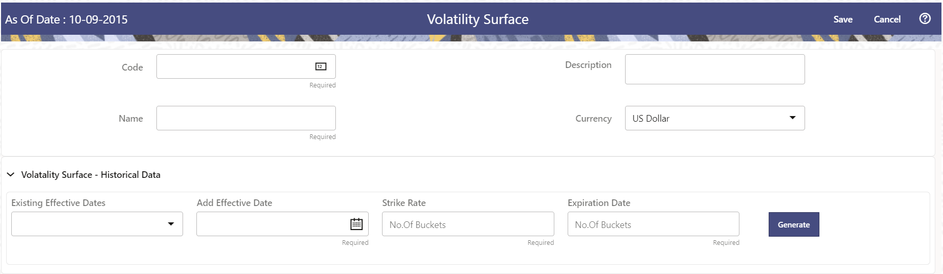 Volatility Surface Rule