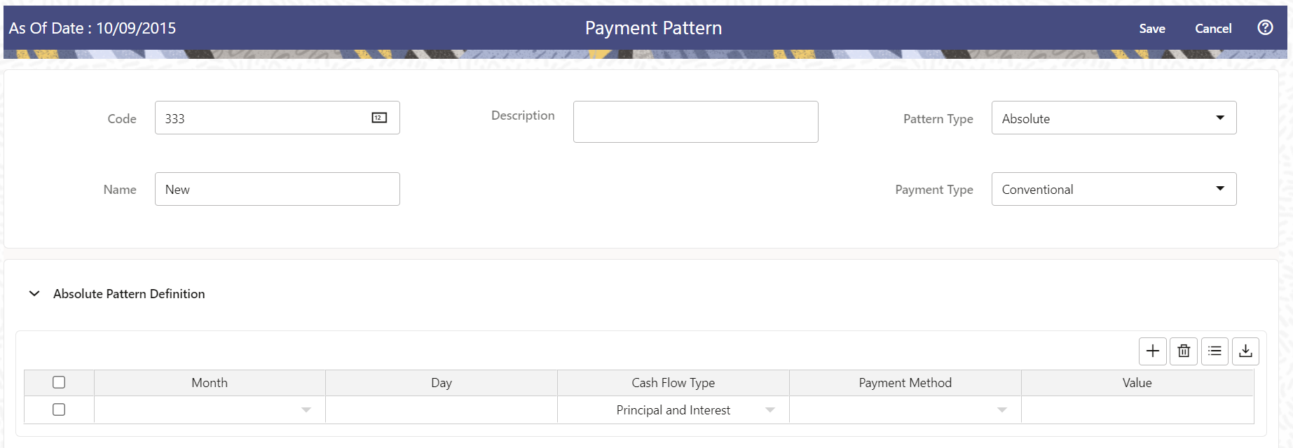 Absolute Payment Patterns Absolute Payment Patterns