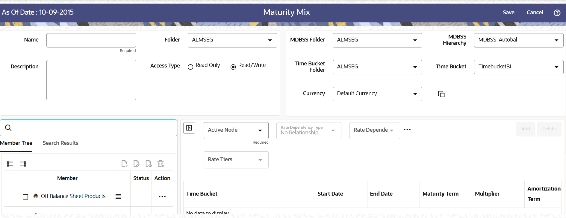 Maturity Mix Page