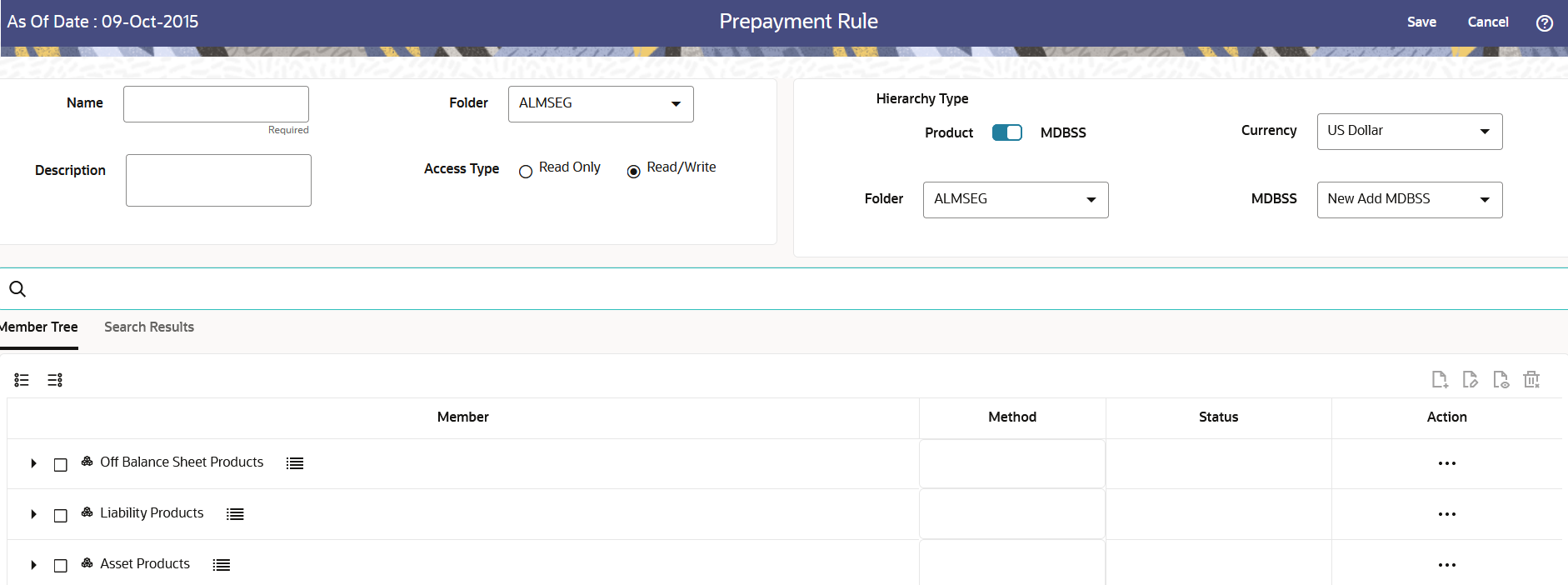 Hierarchy Type as MDBSS