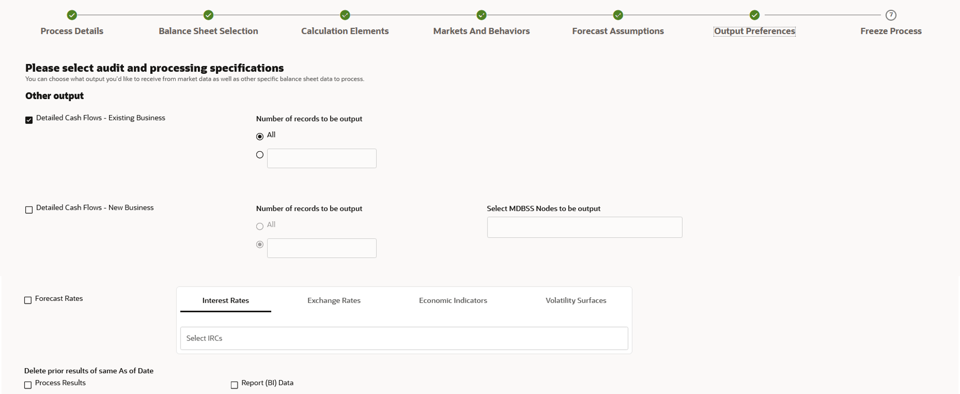 Output Preferences