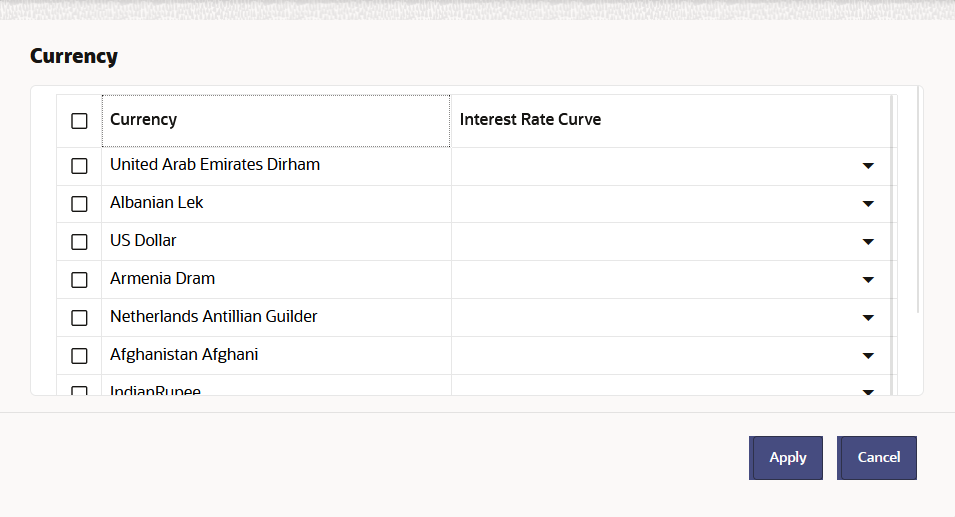 Currency page