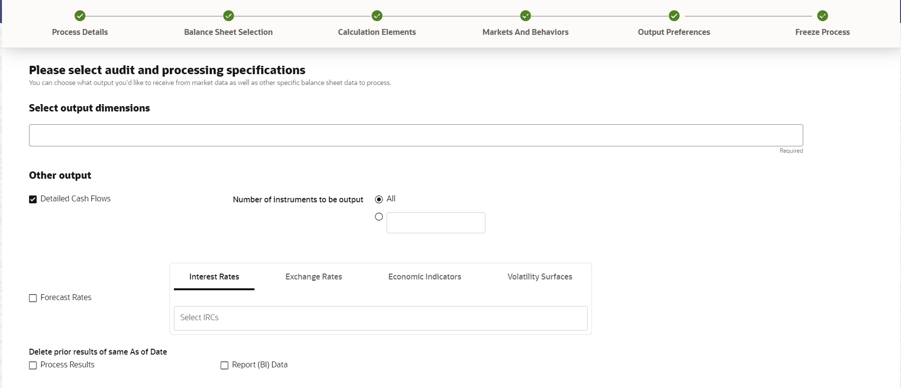 Output Preferences