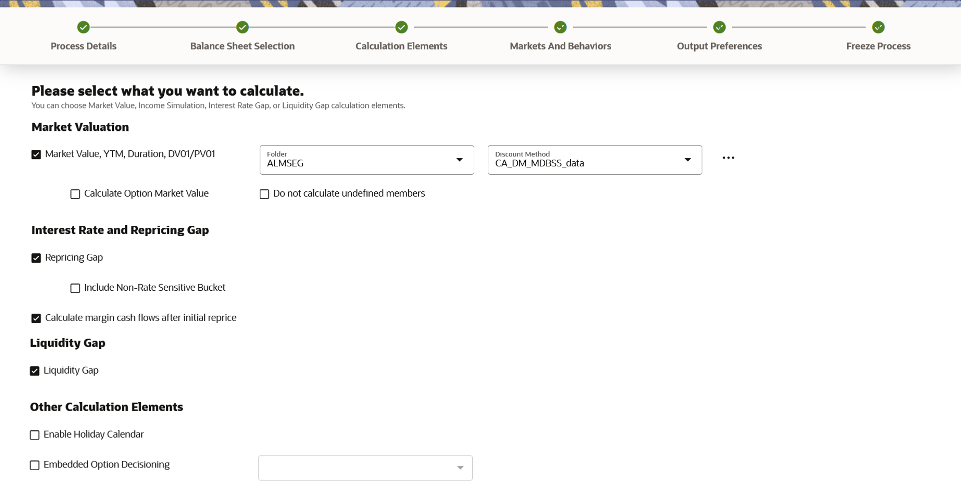 Calculation Elements
