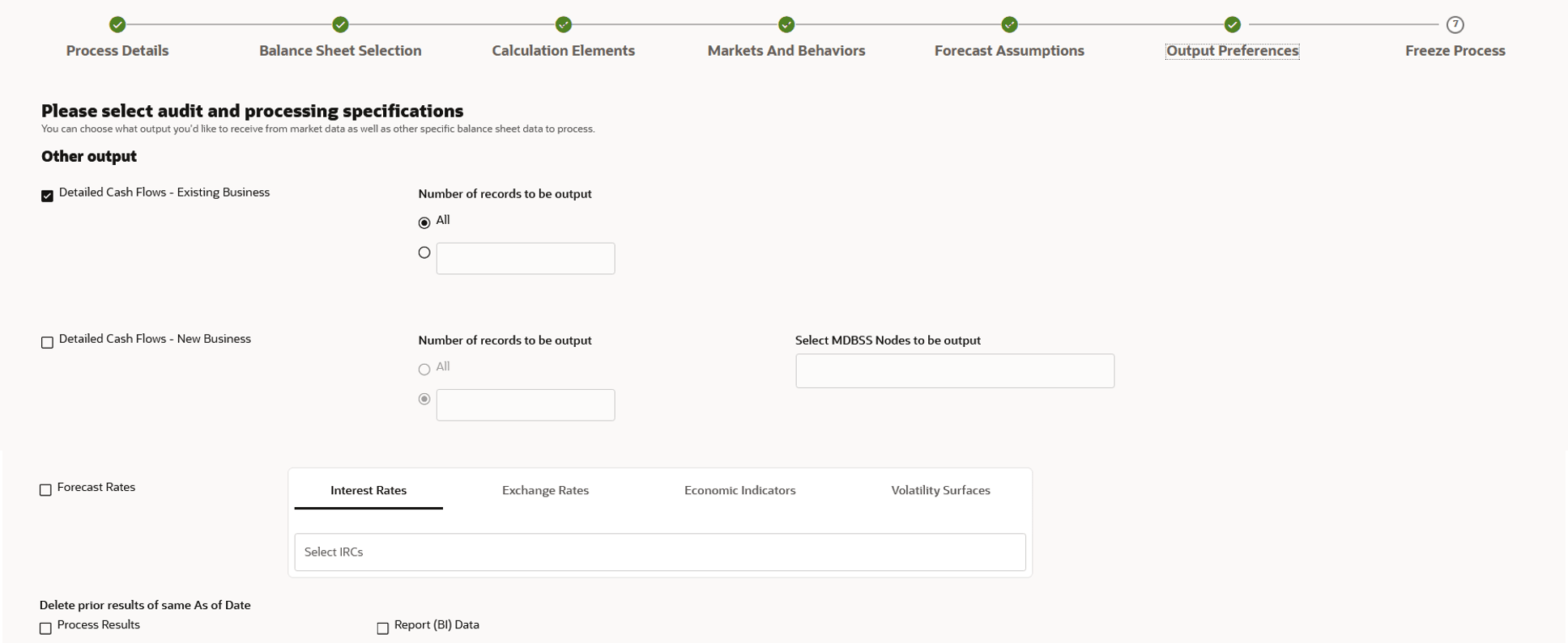 Output Preferences