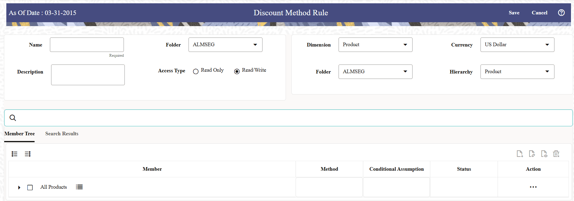 Discount Method Rule