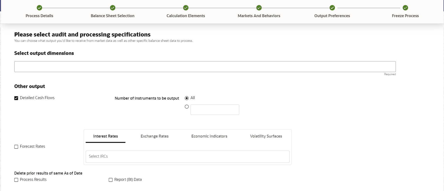 Output Preferences