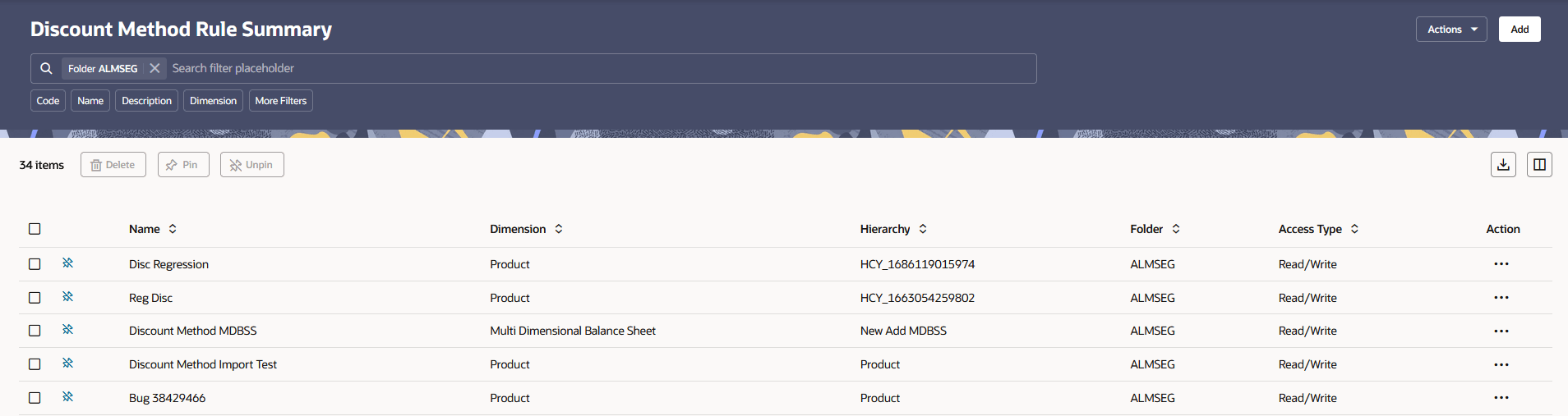 Discount Method Rule Summary Discount Method Rule Summary