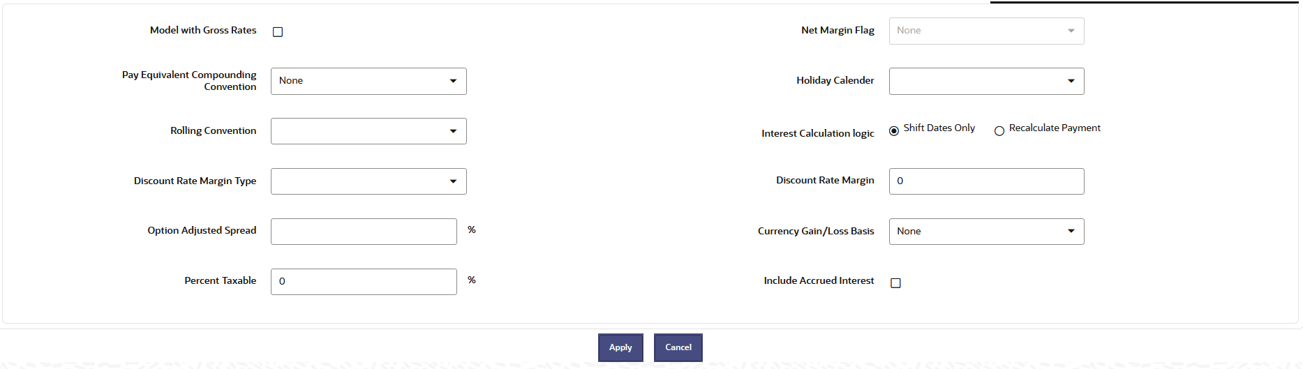 Other Attributes Tab to Define the Product Characteristic Rule