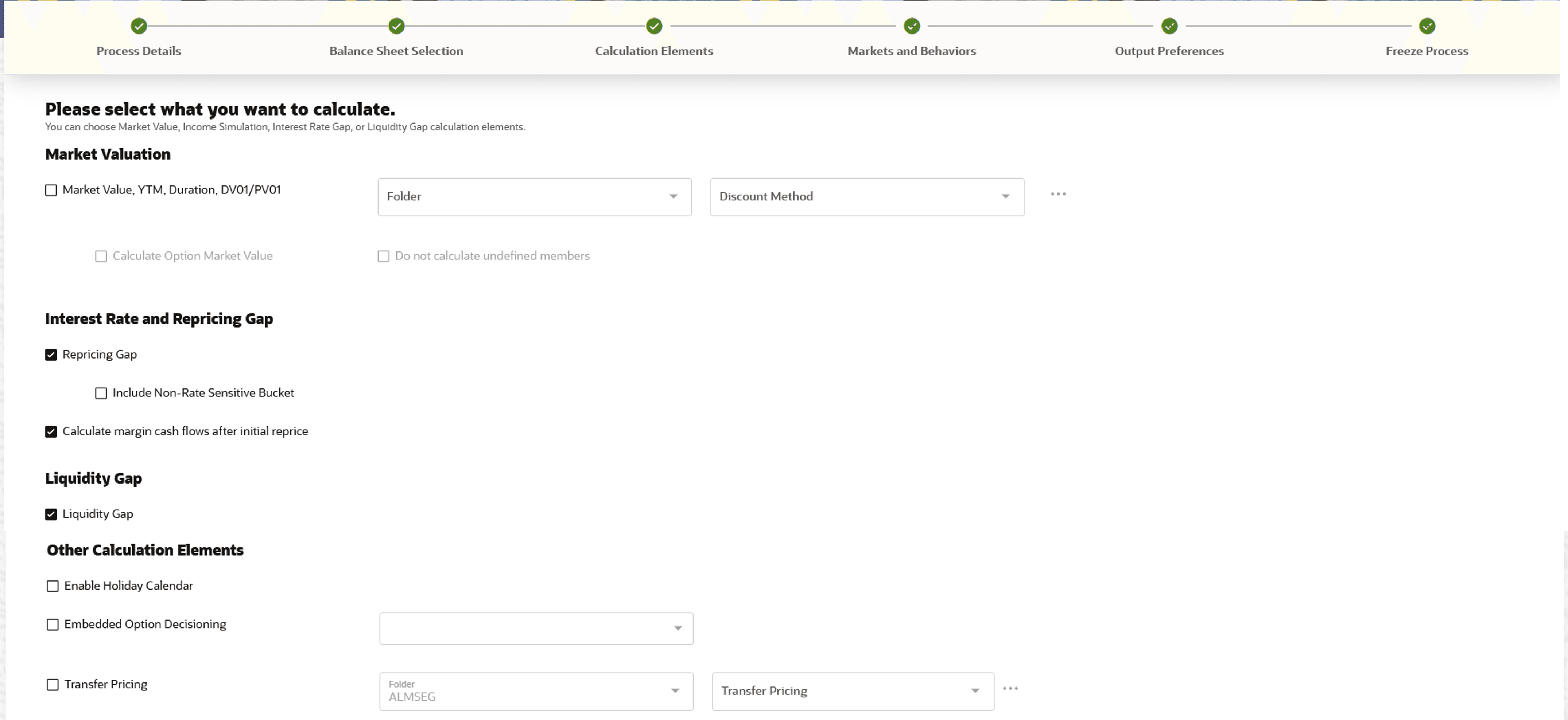 Calculation Elements Calculation Elements