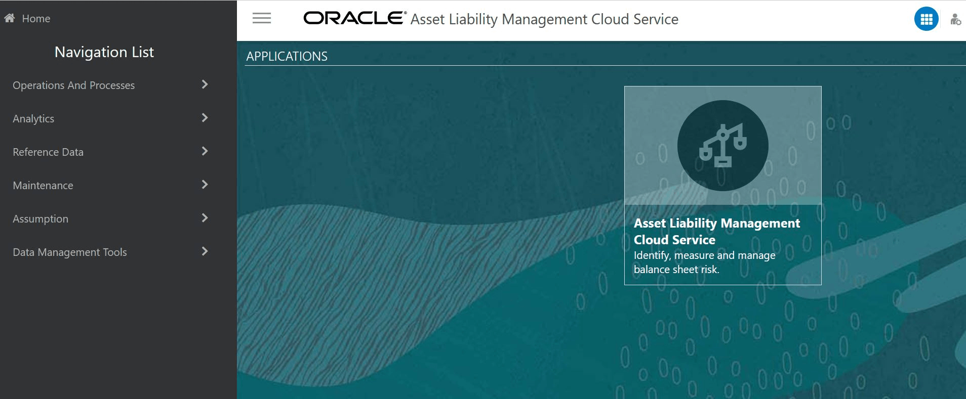 Asset Liability Management Home Page