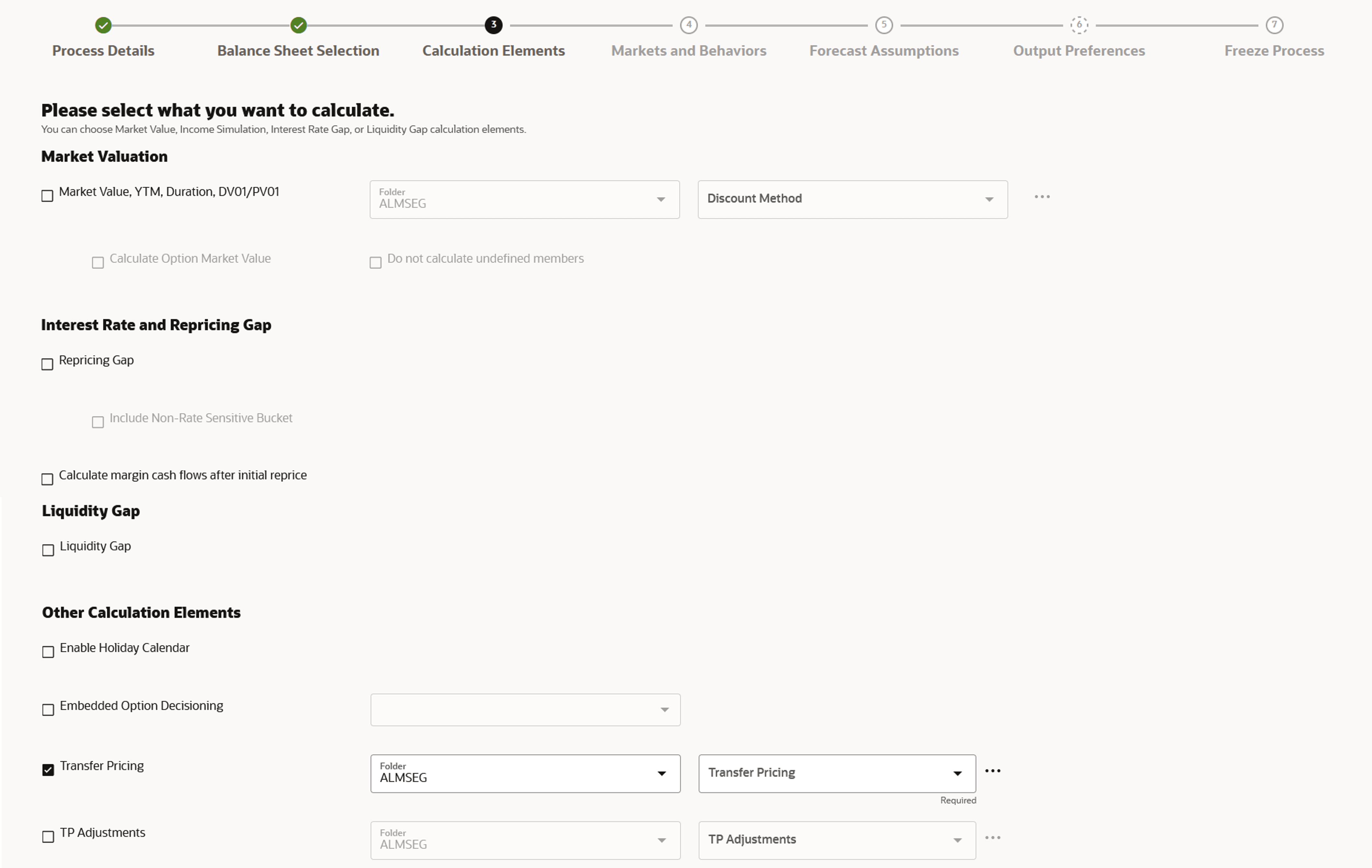 Calculation Elements
